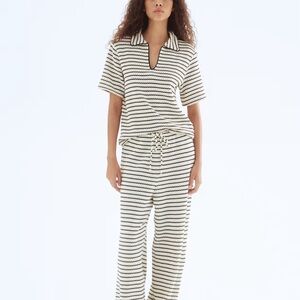 H&M Black and White Striped set